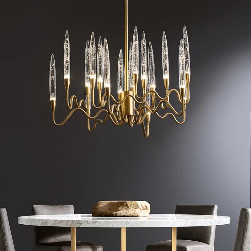 NYRA Crystal Candle Chandelier
