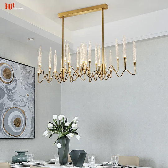 NYRA Crystal Candle Chandelier