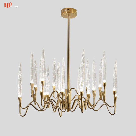 NYRA Crystal Candle Chandelier