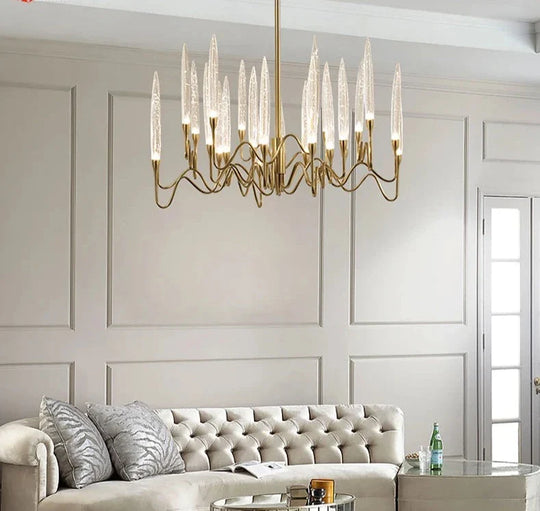 NYRA Crystal Candle Chandelier