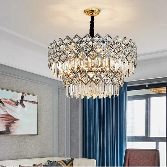 Opulent Crystal Chandelier